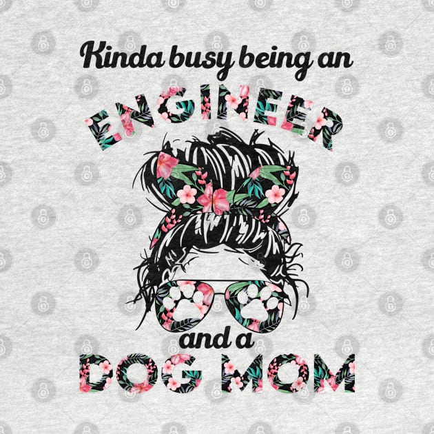 Engineer woman and dog mom . Perfect present for mother dad friend him or her by SerenityByAlex